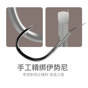 Gw Nylon <b>Fishing</b> Line Set 2 3.6m High Strength Main Line With <b>Float</b> And Hook Ready To Use - Product Image 3