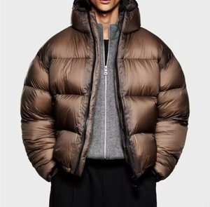 Cappotto Invernale di Lusso Personalizzato OEM, Caldo e Impermeabile, Giacca da Uomo in Stile Coreano, Trendy e Comoda, Piumino di Marca - Product Image 4