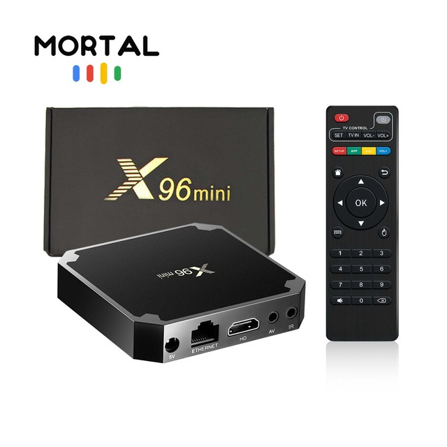 Wholesale Discount Price Mortal X96 Mini Android9.0 Smart TV BOX AmlogicS905W Support 4K WiFi 2.4G X96mini Settop Box China Made