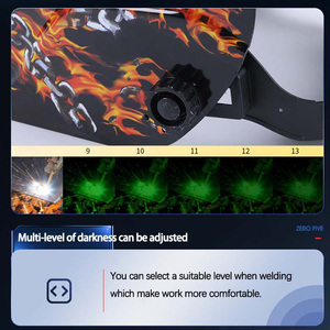 Vrai couleur soudage isolé thermiquement masque de soudage électronique <span class=keywords><strong>casque</strong></span> assombrissement automatique vrai <span class=keywords><strong>casque</strong></span> de soudage de couleur - Product Image 5