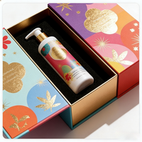 Boîte en carton recyclé pour emballage de bougies, cosmétiques et parfums, avec lamination UV mate, gaufrage et doublure intérieure en éponge EVA