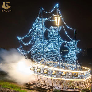 SGLS03 حديقة تسلية في الهواء الطلق ضوء النحت مهرجان الديكور للماء 3D سيارة ضوء فانوس - Product Image 2