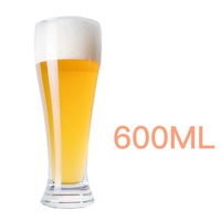 Verres à bière en cristal soufflé à la main en gros – Verres à bière classiques transparents de type Pint – Verres à bière personnalisés avec logo pour bars et fêtes