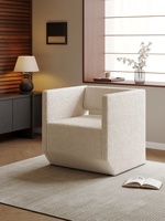 Fauteuil barillet moderne et élégant en tissu rembourré avec rembourrage en éponge, inclinable et convertible en lit, pour salon