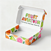 Boîte d'emballage en carton ondulé kraft affranchi imprimé couleur écologique personnalisé boîte postale pour nourriture boîtes de papier cadeau