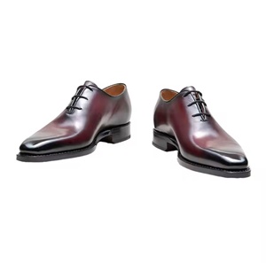 Chaussures Oxford vintage pour hommes, style britannique, en cuir véritable, à enfiler, antidérapantes, imperméables, motif floral, pour mariage, légères - Product Image 2