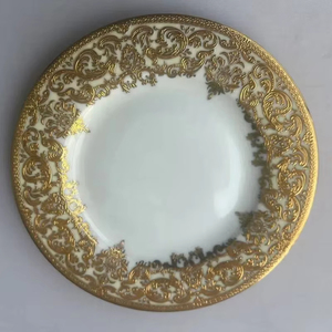 Custom Sticker Transfer Printing Waterslide Glossy <strong>Decal</strong> Paper Pvd Coating Gold <strong>Decals</strong> for Ceramic Plates Dish - Product Image 1