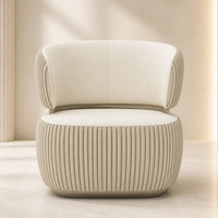 YUANCHANG Luxuriöses Gebogenes Modernes Ecksofa-Set Stoffpolsterung Edelstahl-Beine Modulares Schlafsofa für Villa-Wohnzimmer