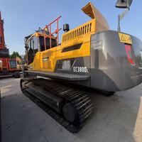 Excavatrice sur chenilles Volvo EC380 d'occasion, 38 tonnes, pour l'exploitation minière, hydraulique, lourde, d'occasion, à vendre