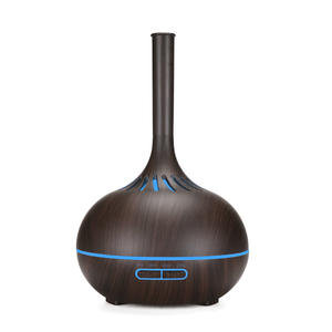 Tuya Wood Grain Aroma Diffuser 400Ml Wifi <b>Humidifier</b> With Led Light Home And Commercial Use - Product Image 5