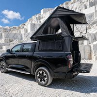 Couverture de benne rigide en acier au manganèse pour pick-up universels (benne de 2 m) - Étanche avec verre de verrouillage de hayon en option