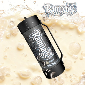 Rampage - Tanque de Helio Desechable al por Mayor de 3.3L, Puro 99.99%, 2kg, Metálico, para Compra a Granel, Cilindro de Gas Crema de Grado Alimenticio - Product Image 2