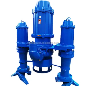 SHARPOWER large flow WQ cast iron submersible sludge sewage cuter grinder slurry pump with grinder