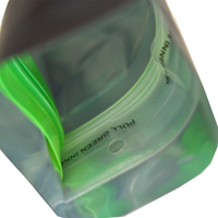 Sac en Mylar 3.5g, 7g, 14g, 28g, en Stock, résistant aux enfants, noir mat, anti-odeur, fermeture éclair, imprimé personnalisé, 3.5G