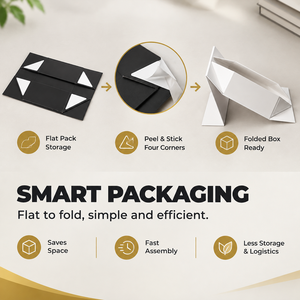 ODM Design Boost Brand Recognition Elegant Bridal Style Magnetic <b>Gift</b> Box Recyclable Cardboard for Event Coordinators - Product Image 6