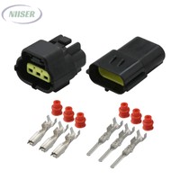 Connecteur automobile étanche 3 broches AMP Econoseal 174359-2 174357-2 Mâle Femelle, Fiche de faisceau de câbles électrique automobile étanche