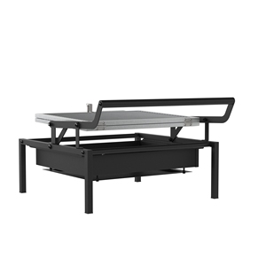 شواية فحم قابلة للطي والقلب من الستانلس ستيل للاستخدام الخارجي، شواية باربيكيو دوارة وقلابة - Product Image 4