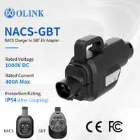 Estación de Carga EVSE OLINK NUEVA, Adaptador NACS a GBT DC, Carga Rápida para Vehículos Eléctricos, Conector de Cargador DC de 400A 1000V