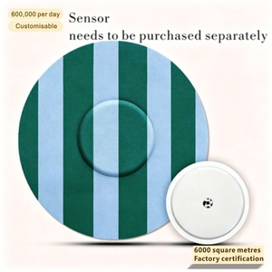 Parche Adhesivo Elástico Transpirable de Forma Personalizada para Sensores Precortados Utilizados en Sistemas de Monitoreo Continuo de <span class=keywords><strong>Glucosa</strong></span> - Product Image 5