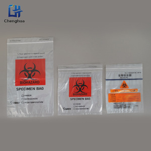 Chenghua Medical Specimen Bag 10-Mil Thick Biohazard Label Sealing Bag For Lab Use - Product Image 1
