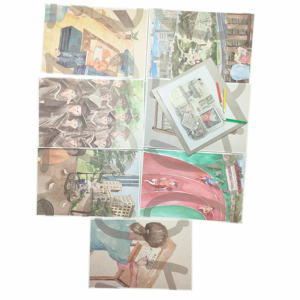 Impression de <span class=keywords><strong>jeux</strong></span> de société personnalisés en gros, échantillon <span class=keywords><strong>gratuit</strong></span>, jeu de <span class=keywords><strong>roulette</strong></span> en papier multi-accessoires pour fêtes de famille - Product Image 4