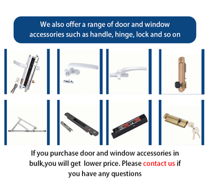 Chất lượng cao Trắng uPVC khuôn cửa sổ xử lý cửa sổ khóa cho nhôm cửa sổ PVC - Product Image 6