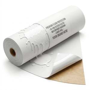 Atmungsaktive Wasserdichte Klebende Temporäre Bodenschutzmatte PE-Beschichtete Abdeckvliesdecke Maler-Vlies - Product Image 4