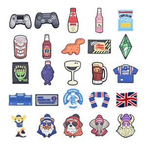 Wholesale in Stock Baseball Sport Clog Shoe <strong>Charms</strong> for 2026 Raider Shoes <strong>Charms</strong> for Clog Shoes Decoration <strong>football</strong> PVC <strong>Charms</strong> - Product Image 1