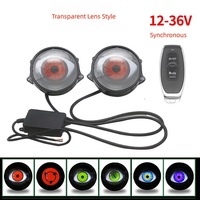Phare de voiture à LED avec projecteur « Demon Eye » 1,5 W, lentille de retrofit « Angel Eye », systèmes d'éclairage automobile multi-modes – Offre Spéciale