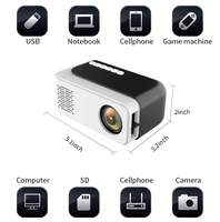 Mini projecteur portable HD connexion WiFi sans fil, haute résolution pour bureau, offre spéciale