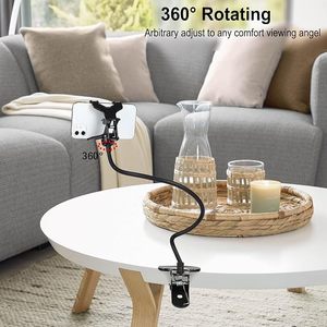 <b>Gooseneck</b> <b>Phone</b> <b>Holder</b> for Bed Flexible <b>Gooseneck</b> Long Arm <b>Phone</b> Mount for Desk with 360° Adjustable for All 4-7” Cellphone - Product Image 5