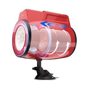 <strong>Hot</strong> Selling Adult Sex Toys for Men - Dual-Sleeve Automatic Thrusting Rotating Vibrating Sex Machine <strong>Penis</strong> Vibrator Stroker - Product Image 1