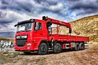 Grue montée sur camion SANY PALFINGER SPK42502 14,34 tonnes SPK55502 20 tonnes SPK61502 21,5 tonnes Grue lourde