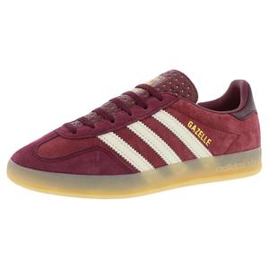Zapatillas Adidas Gazelle Indoor de Gamuza para Mujer, Color Rojo Sombra, Blanco Crema, Goma 3 - Product Image 1