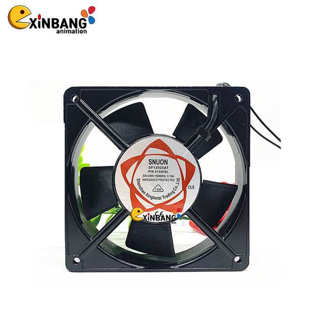 SUNON Fan 120x120x38 Standard Size AC220V/110V Axial High RPM Computer case CPU Cooling Fan