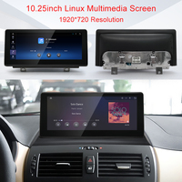 STWEI 2026 Nouveau Système Linux Slim 12,8 pouces Résolution 2400x900 Pour BMW X3 E83 Lecteur Auto Sans Fil CarPlay KSW