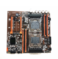 Vente en gros carte mère de jeu X99 DUAL CPU Support Dual Xeon E5 LGA2011-3 CPU carte mère 256G Dual-channel DDR4 avec M.2