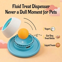 Gamelle interactive anti-éclaboussures et anti-ballonnements, enrichissante, moderne, de luxe, pastel, à alimentation lente pour chien