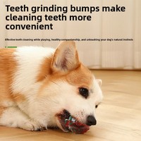 Nouveau jouet à mâcher en caoutchouc thermoplastique pour chien, résistant aux morsures, jouet sonore pour molaires, cadeaux de Noël, succès transfrontalier