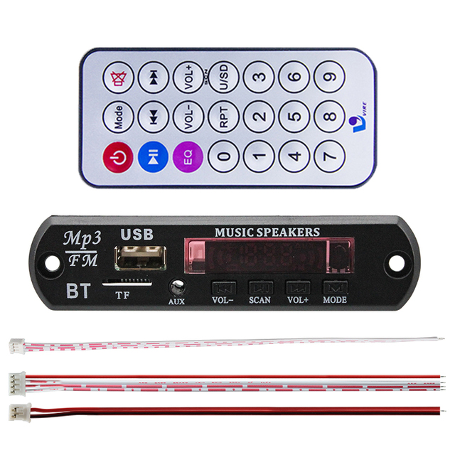 VTF-108BT Digital Audio Decoder Board Supports MP3 FM Bluetooth Function