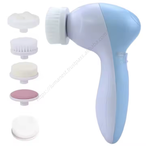 แปรงทำความสะอาดผิวหน้าแบบ5 in 1แปรงทำความสะอาดผิวหน้าแบบมือถือพร้อมปลั๊กเราทำความสะอาดรูขุมขน - Product Image 2