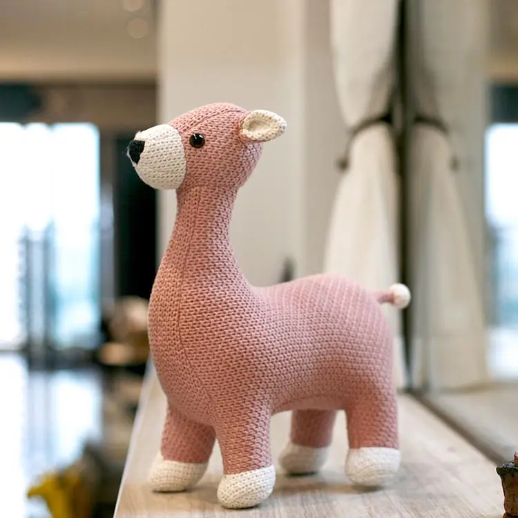 Produttori esclusivi di Design di brevetto cuscini di giocattoli animali all'ingrosso simpatici giocattoli di peluche di cervo rosa