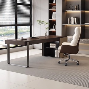 Scrivania di fascia alta capo CEO moderna Executive sollevamento scrivania da ufficio con archiviazione eco-friendly presidente presidente del Computer da tavolo - Product Image 2