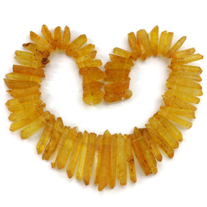 CR5421 Wholesale <strong>Aura</strong> Quartz Crystal Spike Point <strong>Beads</strong> Irregular Titanium Coated <strong>Beads</strong> for Jewelry Making - Product Image 5