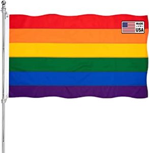Vente en gros personnalisable 3x5ft Polyester volant drapeau arc-en-ciel grande utilisation de voiture lesbienne LGBT <span class=keywords><strong>Gay</strong></span> Pride - Product Image 4