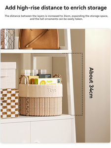 Meuble antique tiroir coffre en verre 2 et armoires miroir bijoux salle de bain moderne deux pièces figure salon armoire - Product Image 4