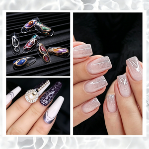 Gel de peinture à ongles métallique 9 couleurs, effet miroir haute brillance, imperméable, gel liner argent <span class=keywords><strong>et</strong></span> or pour le dessin d'art sur ongles <span class=keywords><strong>et</strong></span> la conception de <span class=keywords><strong>manucure</strong></span> - Product Image 5