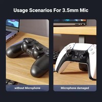 Adaptateur USB UGREEN, adaptateur pour ordinateur, dongle sans fil BT 5.3, récepteur APX AD HD, plug & play, parfait pour les jeux sans fil sur PS5
