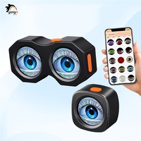 Feu arrière LED intelligent à 82 modes avec contrôle par application, yeux de démon, pour vélo, vélo électrique, scooter, moto, E-Bike