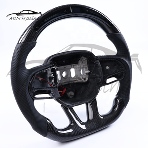 Volante Deportivo de Fibra de Carbono al por Mayor para <span class=keywords><strong>Dodge</strong></span> Challenger <span class=keywords><strong>Charger</strong></span> Hellcat Durango RT, Volante Personalizado para Automóviles Deportivos 2015+ - Product Image 2